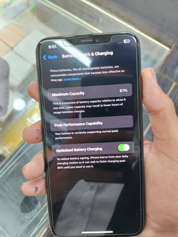 I phone xs max 10 by 10 condision non pta 6