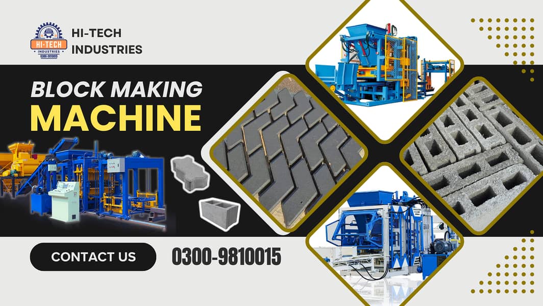 Tuff Tile Making Plant | Block Making Machine |Fly ash Brick Machine 16