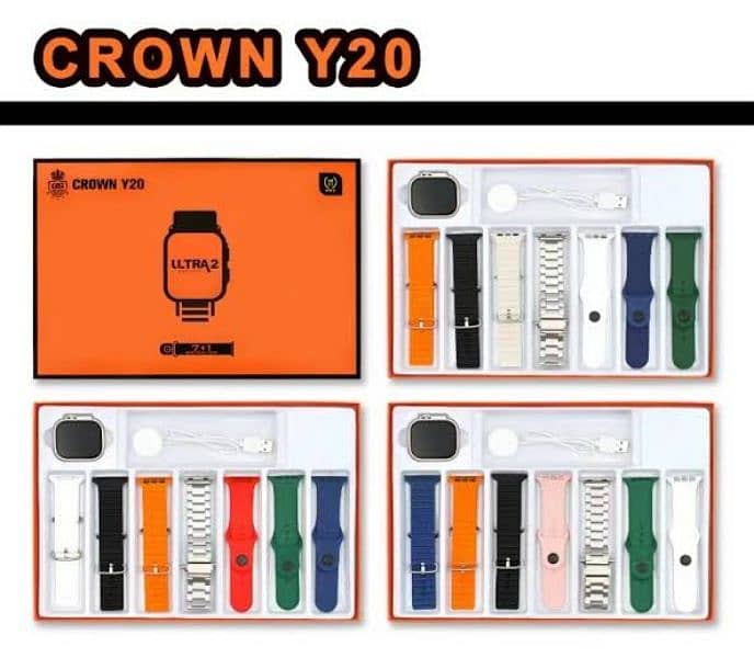 CROWN Y20 Ultra 2 Smartwatch (7+1) 0