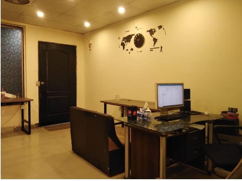 Fully Furnished Area 230 Square Feet Office Available For Rent Real Pictures in Main Boulevard Road Gulberg 3 Lahore 0