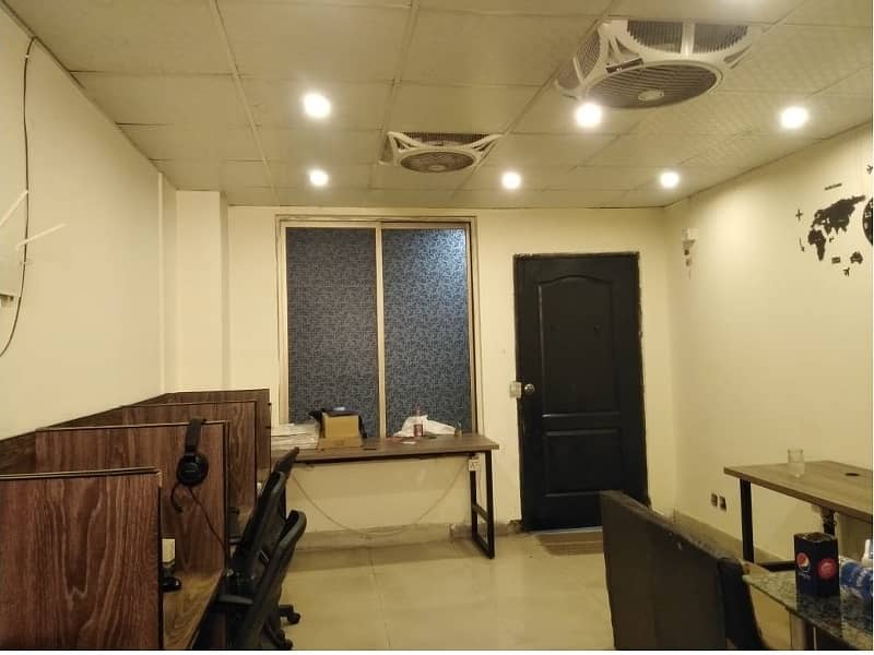 Fully Furnished Area 230 Square Feet Office Available For Rent Real Pictures in Main Boulevard Road Gulberg 3 Lahore 2