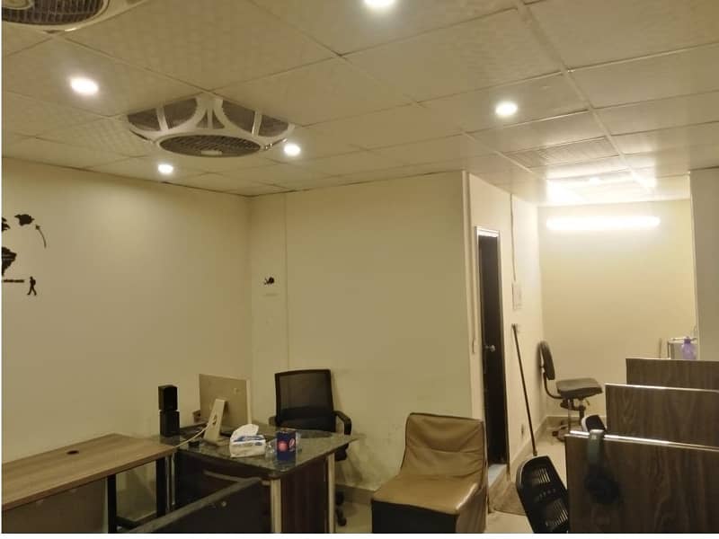 Fully Furnished Area 230 Square Feet Office Available For Rent Real Pictures in Main Boulevard Road Gulberg 3 Lahore 3