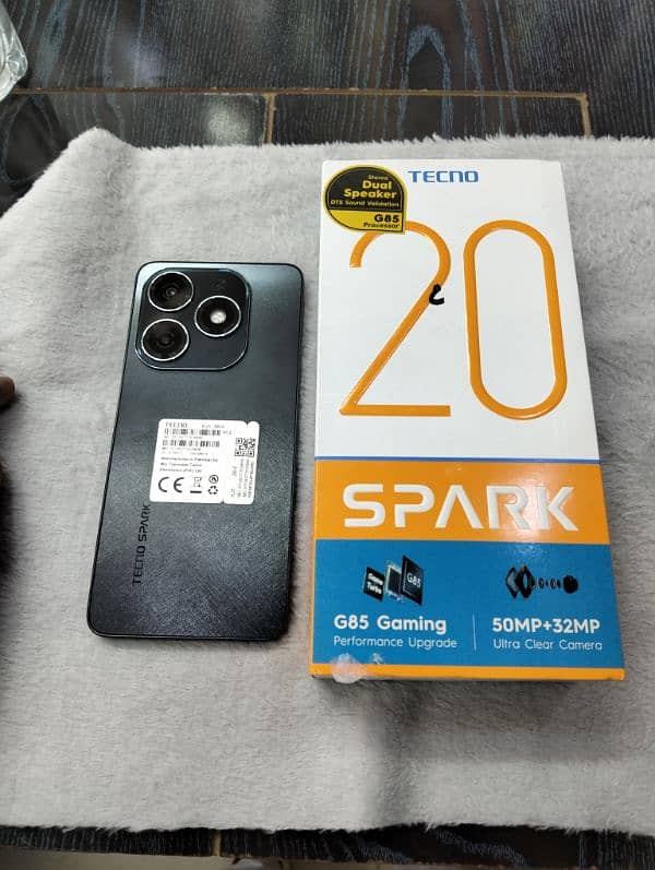 tecno spark 20 only box open phone all ok 4