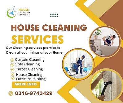 Furniture Polishing , Sofa Cleaning, Curtain Cleaning, House cleaning 0