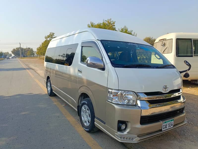 Coaster | Hiace , Grand Cabin, Apv on rent | Rent a Car Islamabad 0