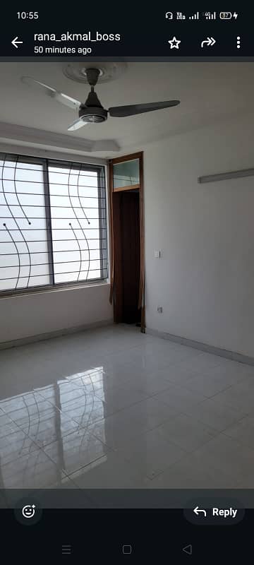 13 marla uper portion for rent in cbr town very beatifull location near park masjid 11