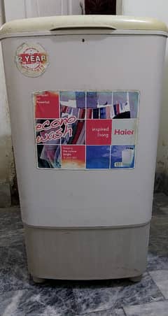 Haier washing machine