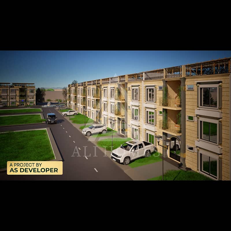 675 Square Feet Second Floor Apartment For Sale in Ali Housing Lahore 1