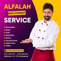 All domestic staff are available