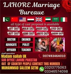 MARRIAGE BUREAU (RISHTA SERVICE CONSULTANT & MATCH MAKER FOR ABROAD)