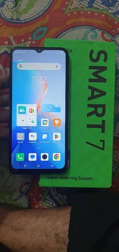 infinix smart 7 with box sealed phone