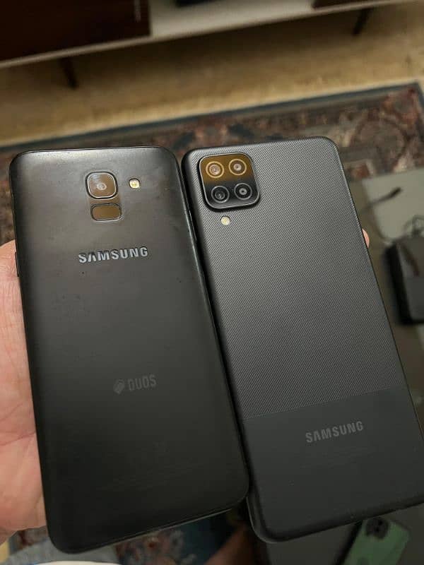 Samsung j6 & A12. 7