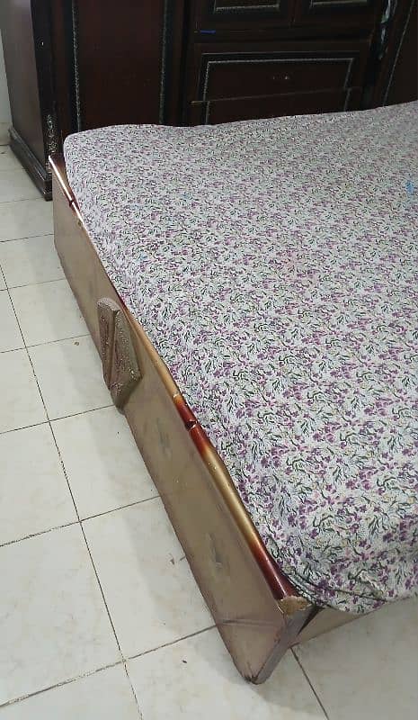 double bed with mattress 1