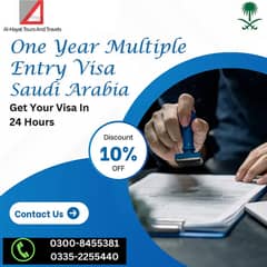 Saudi Arabia -3 months & 1 Year Multiple entry Visa