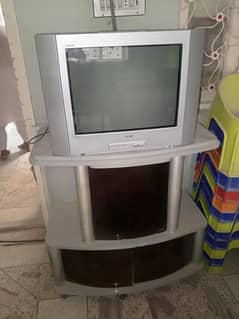 tv with table