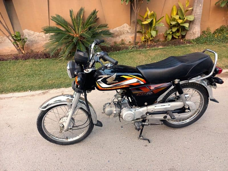 Honda Cd 70 2022 model 6500 km used only like new bike 1st owner 1