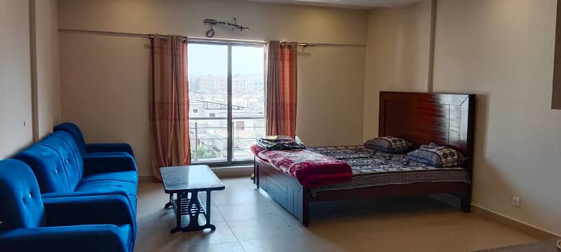 Sector, A , Cube One Beed apartment Fully Furnished for Rent Bahria enclave Islamabad 4