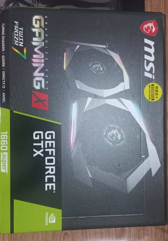 MSI GTX1660 SUPER GAMING X GRAPHICS CARD 3