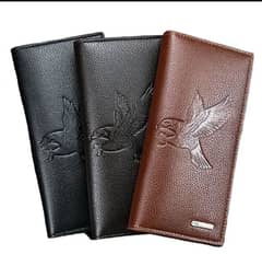 New Men's long style Pu Leather wallets Multi Card slots purse holder