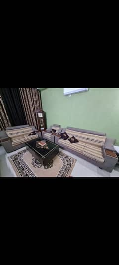 sofa set for sale / 3 seater sofa set / wooden center table / sofa