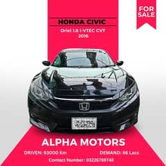 Honda Civic Oriel 2016