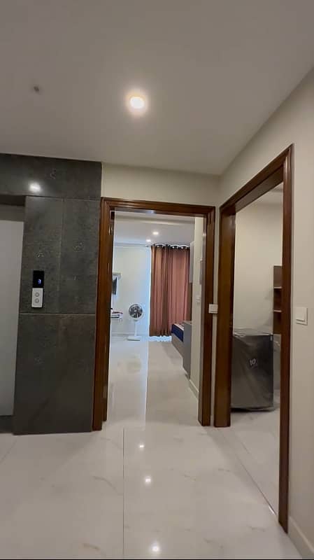 Studio Brand New Fully Furnished Flat Available For Rent In Sector F Ghaznavi Block Bahria Town Lahore 1