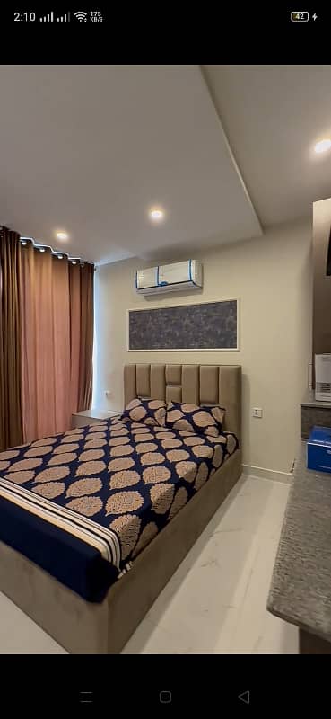 Studio Brand New Fully Furnished Flat Available For Rent In Sector F Ghaznavi Block Bahria Town Lahore 2