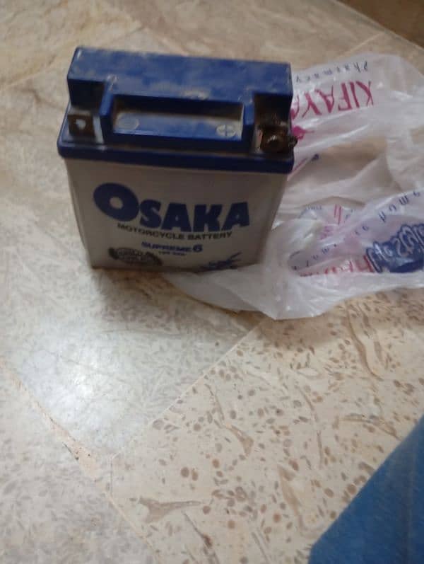 Osaka 12v used a kharab battery for AC DC 0