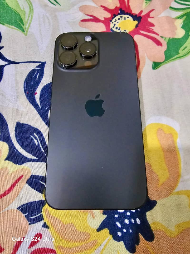 iphone 15 pro max 256GB black jv physical E sim. 9