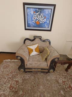 safa set for sale with table and coffee set