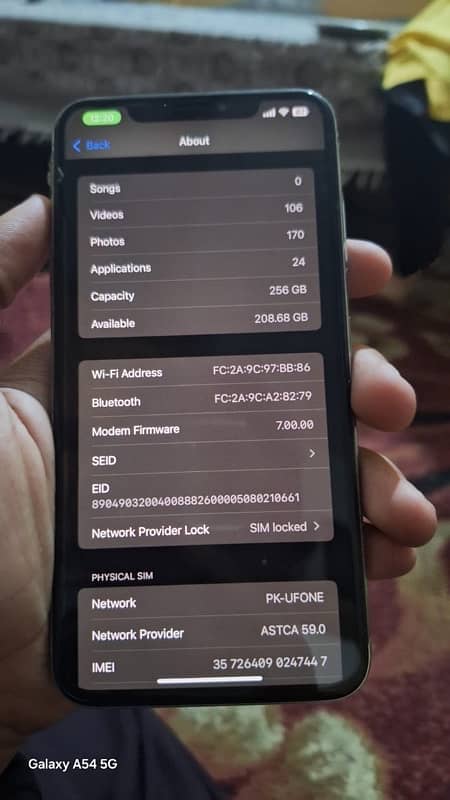 iPhone XS Max jv 256gb 3