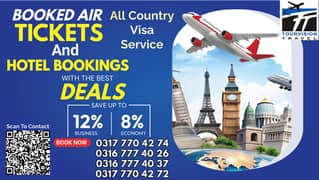 Air Tickets | flight ticket | Hotel Bookings | Visa Service | Travels