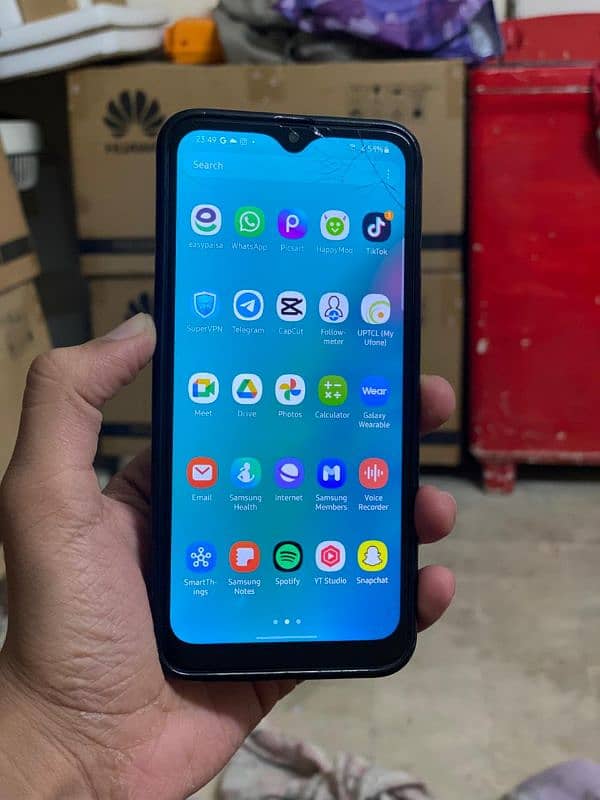 Samsung galaxy a30 4.64 pta approvd only back changee 8