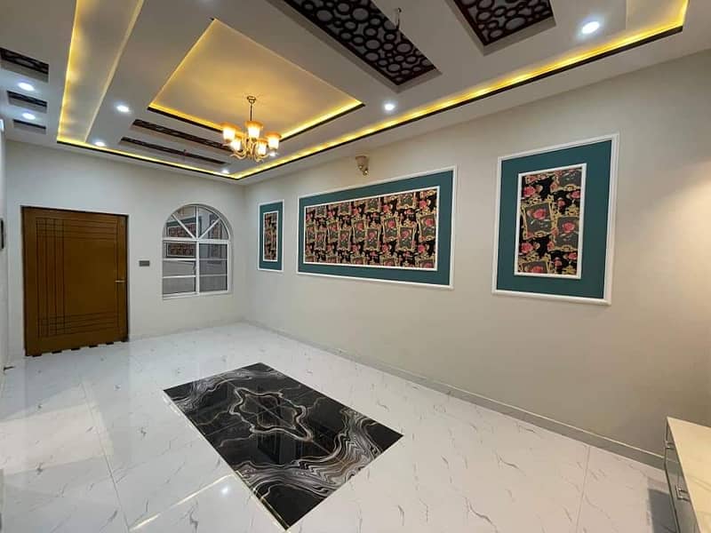 Raiz ul Jannah Rafi qamar road New brand Spanish 4.5 marly proper double story house for sale 2