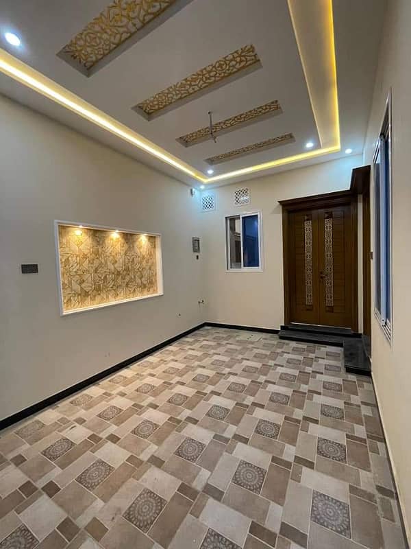 Raiz ul Jannah Rafi qamar road New brand Spanish 4.5 marly proper double story house for sale 8