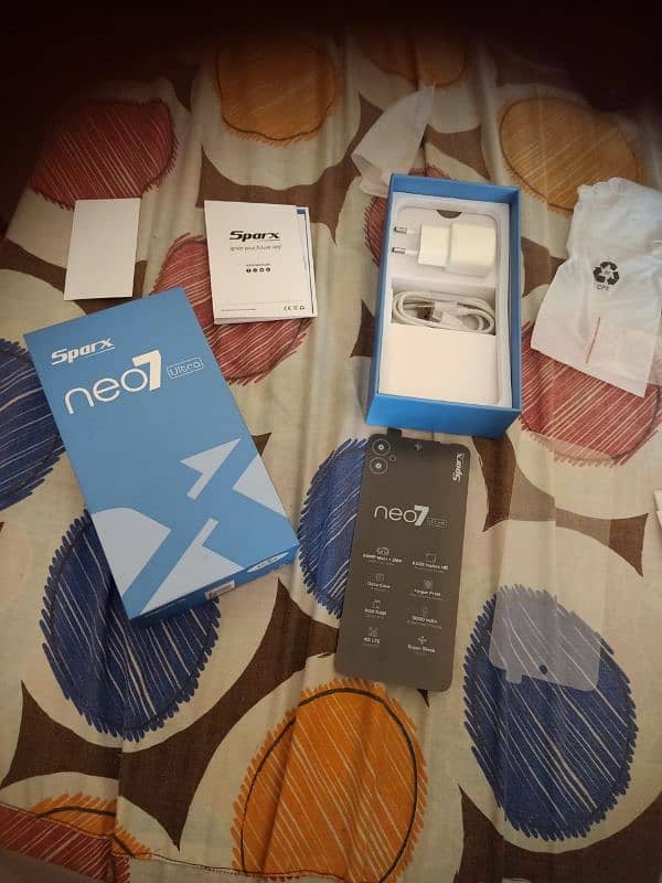 Sparx Neo7ultra 6gb128 10by10 with box charger urgent sale 03042090068 0