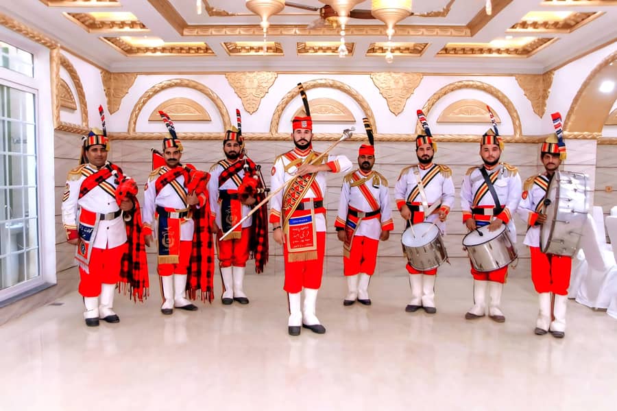 Fauji Band Party/Dhol for mendi & barat event/Pipe band/foji band baja 1