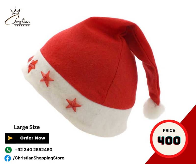 Christmas Cap | Santa Claus Hats | Christmas Hat | 400 1