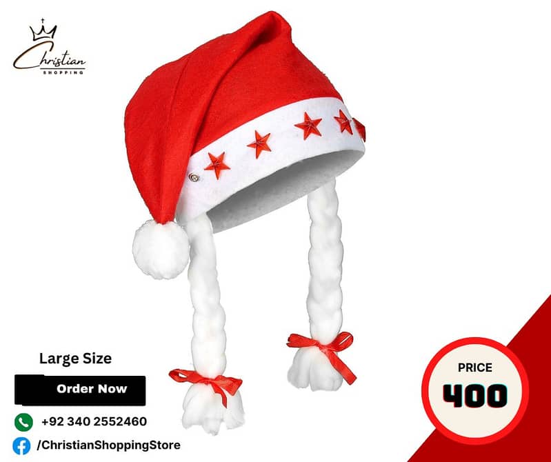 Christmas Cap | Santa Claus Hats | Christmas Hat | 400 2