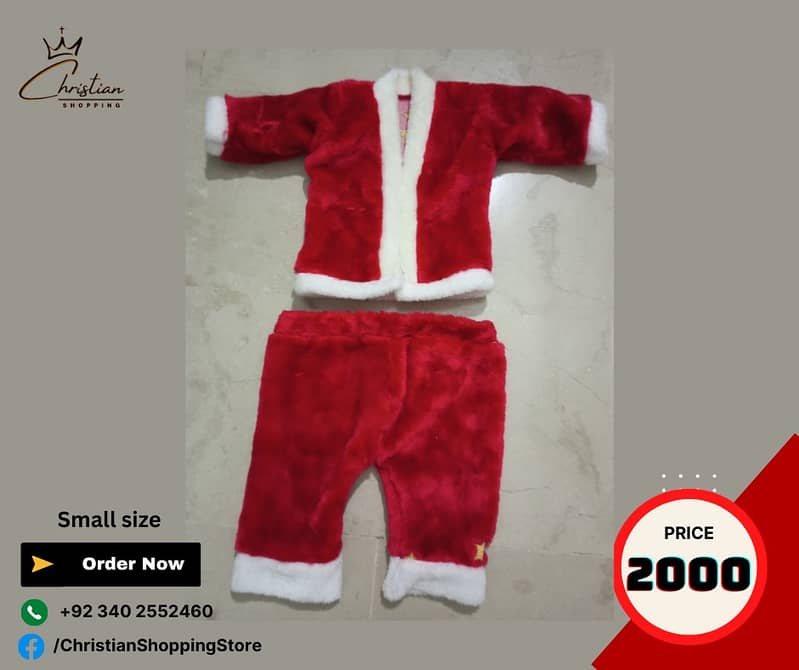 Christmas Dress  | Santa Dress in Velvet Material 0