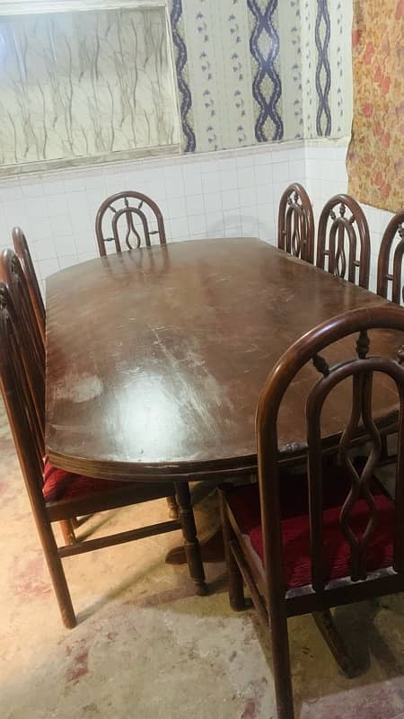 Dining table with 8 chairs 1