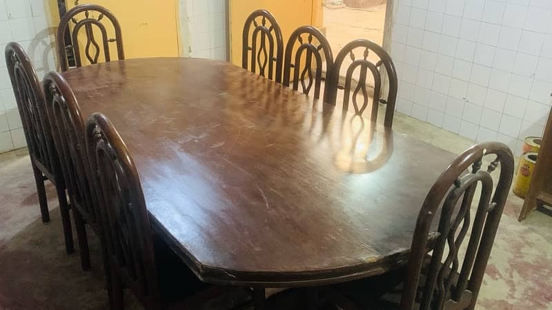 Dining table with 8 chairs 6