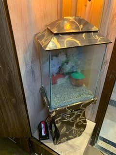 Fish Aquarium With Heavy Filter machine Complete Accessories