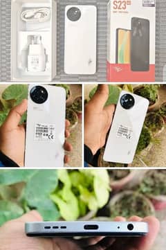 Itel S23 White 8+ 8GB RAM, 128 GB ROM