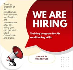 training program for Air conditioning skills.