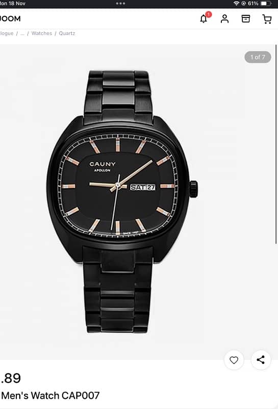 Cauny CAP007 original watch for sale 4