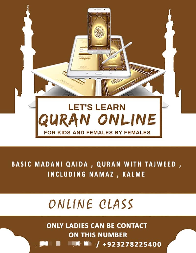 Online quran learning with tajweed by female 0