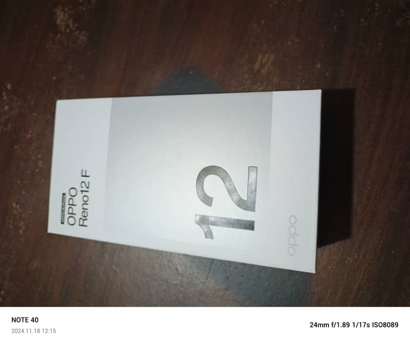 Oppo reno 12f complete box 1 month used 0