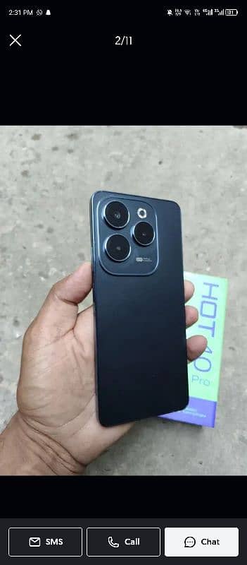 infinix mobile hot 40 pro 8&256 black color available 2