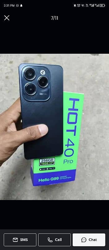 infinix mobile hot 40 pro 8&256 black color available 4